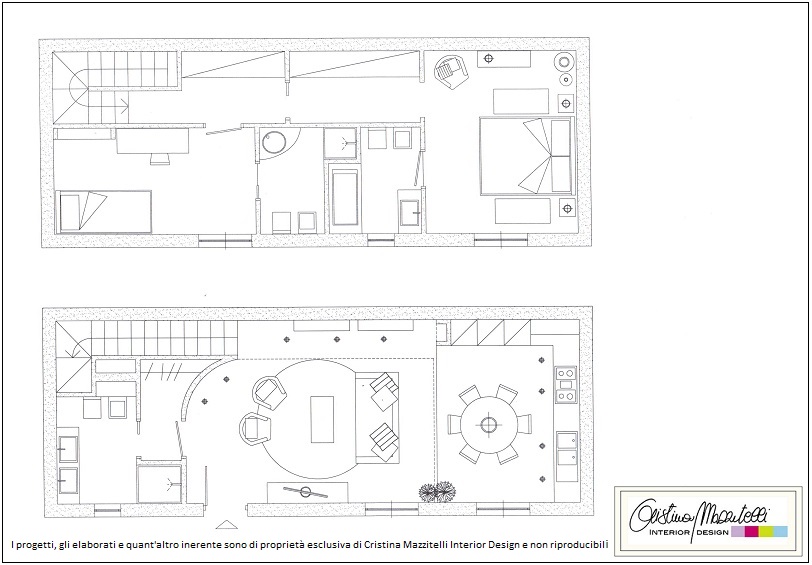Cristina mazzitelli interior design Progetti di interior design